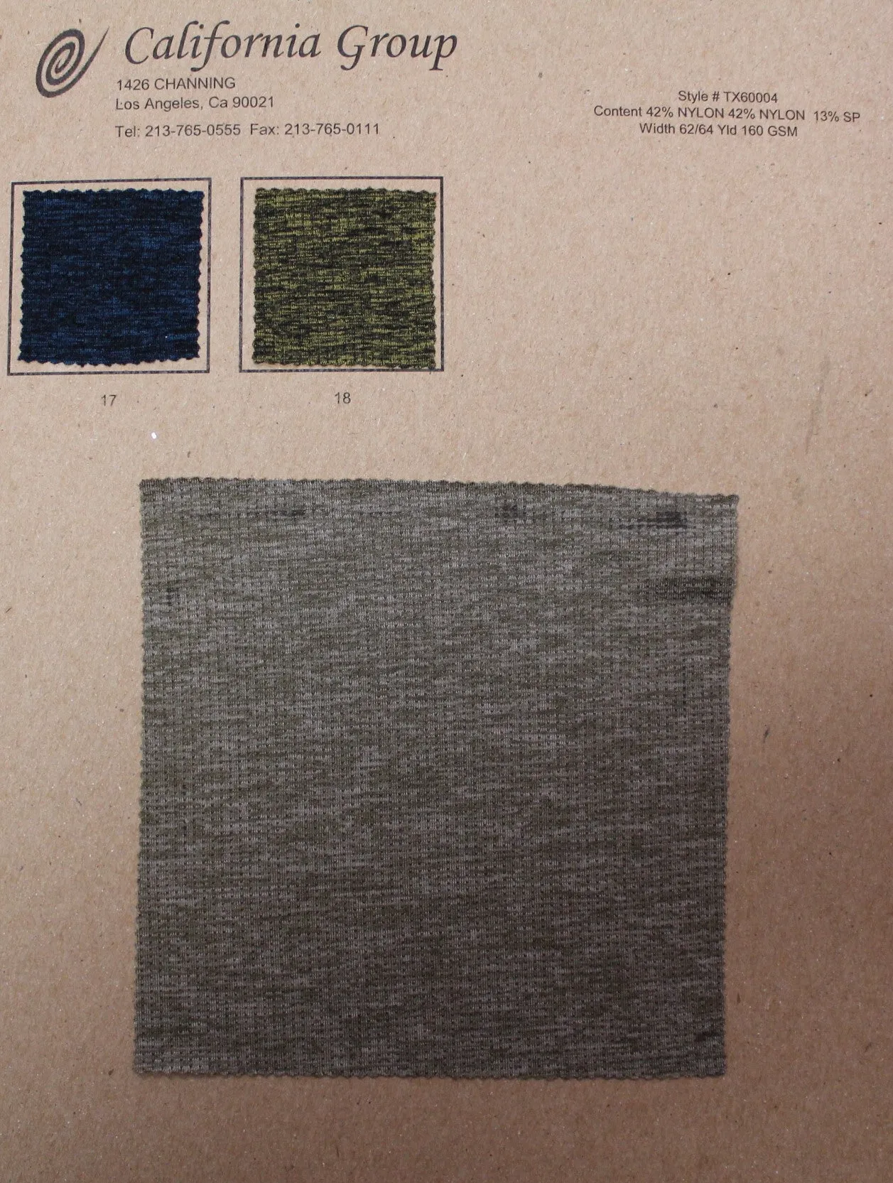 DRI RUSH® POLY NYLON 2 TONE RIB ATHLETIC 160GSM