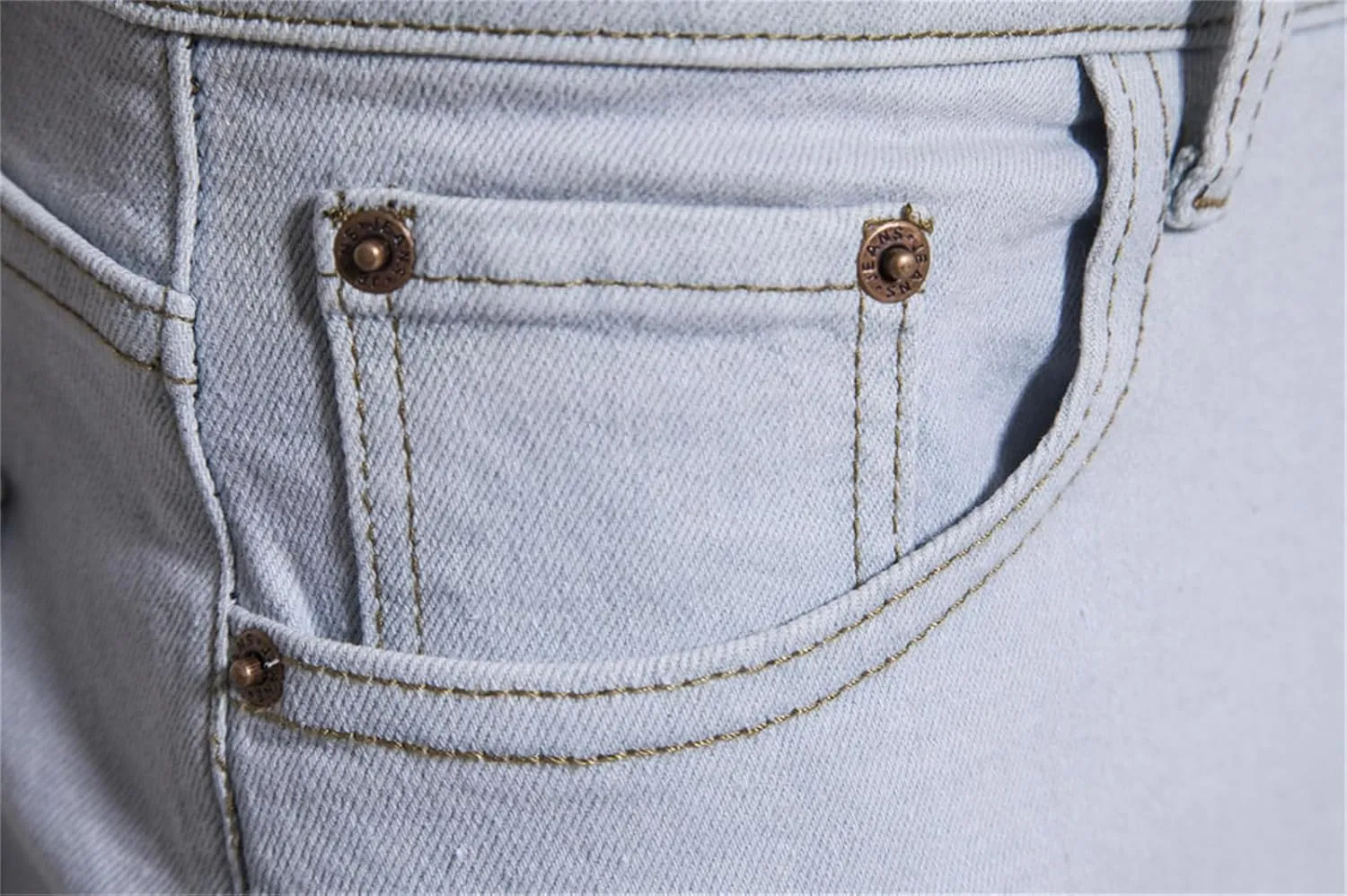 evzosrz Men's Trendy Skinny Slim Fit Jeans Straight Fit Washed Denim Pants Elastic Waist Casual Denim Pull Up Jeans