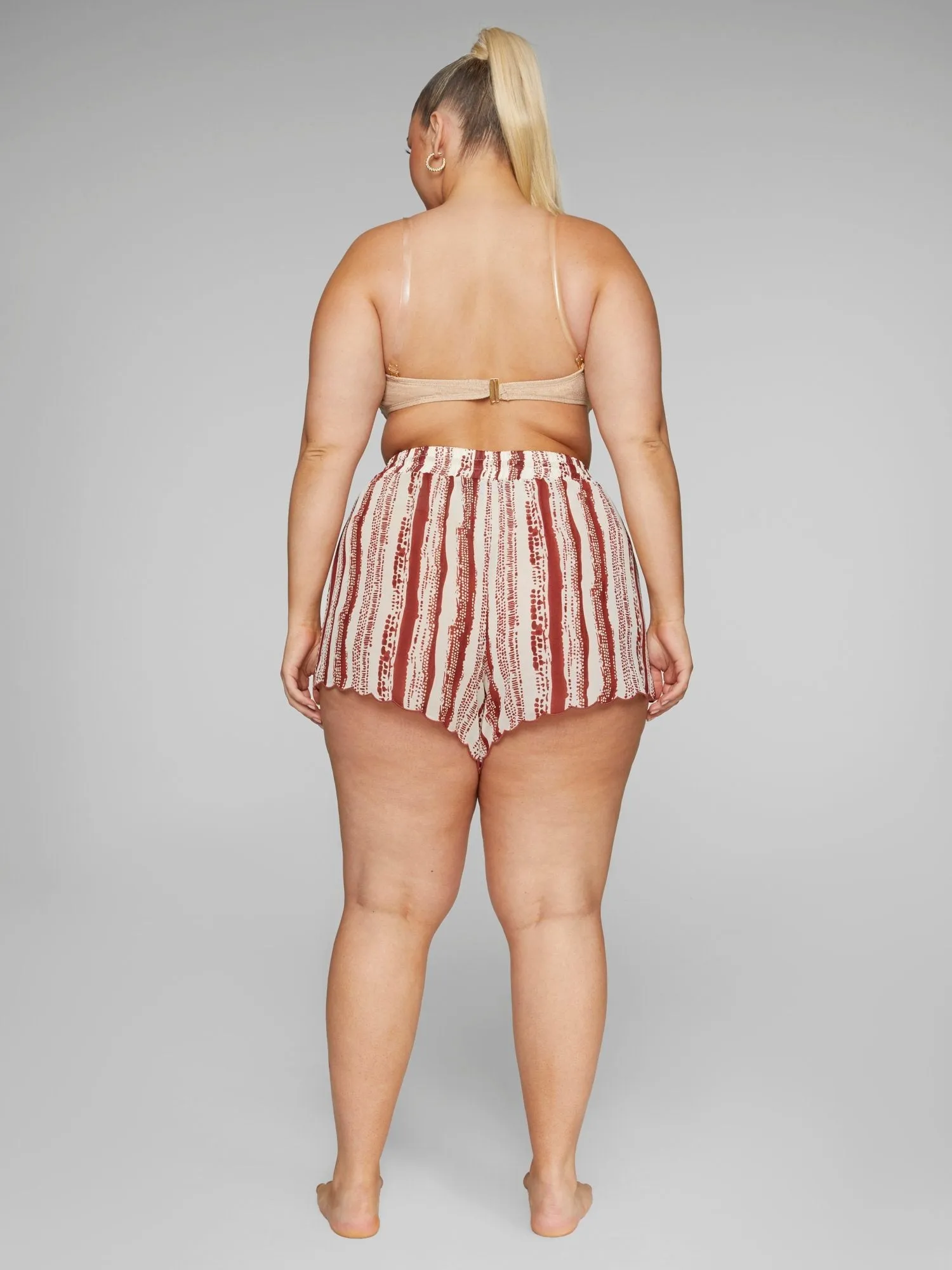 Fashion To Figure - Vera Striped Shorts