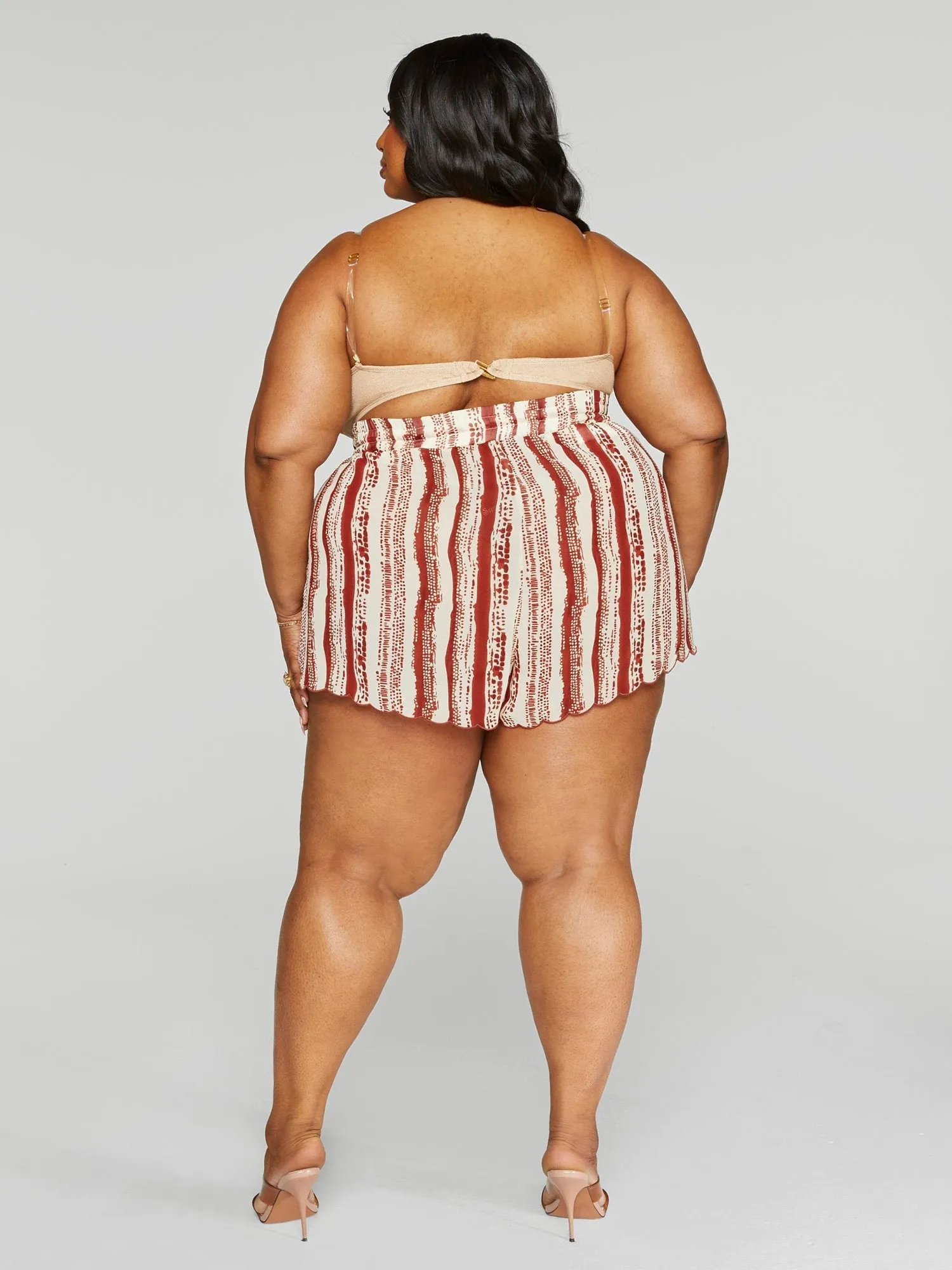 Fashion To Figure - Vera Striped Shorts
