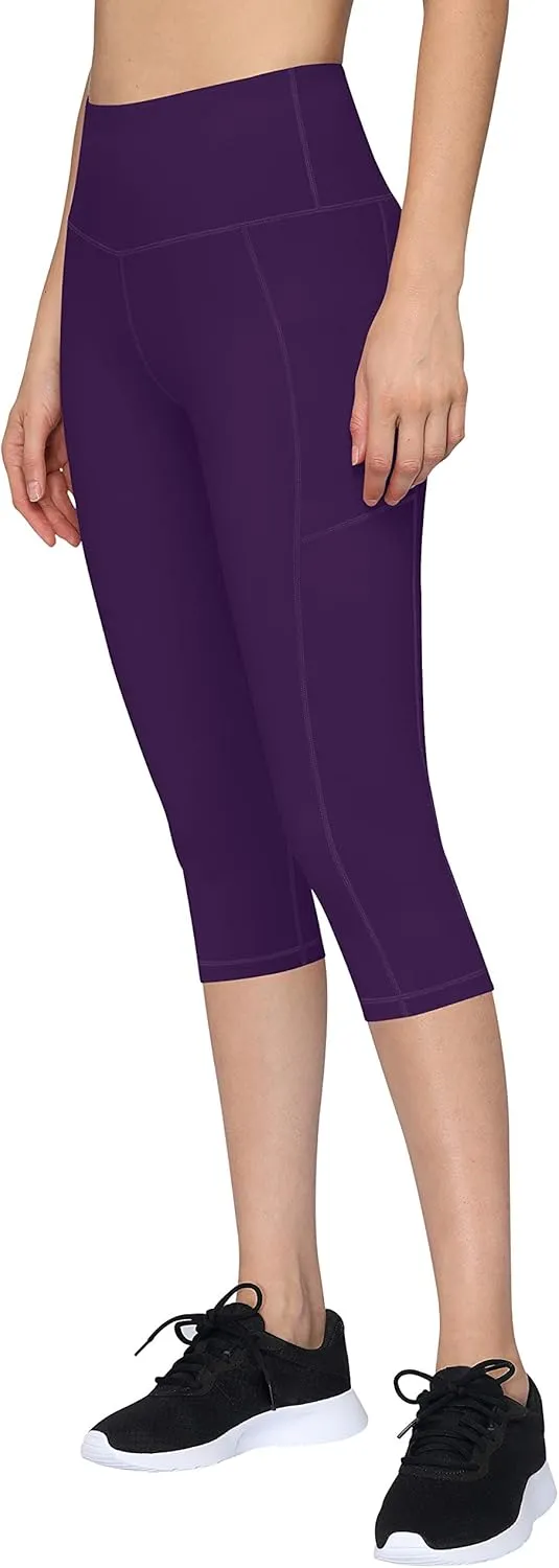 Fengbay High Waist Yoga Pants, Pocket Yoga Pants Tummy Control Workout Running 4 Way Stretch Yoga Leggings