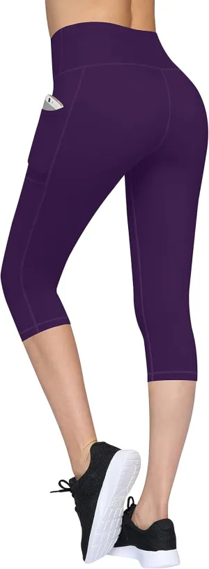 Fengbay High Waist Yoga Pants, Pocket Yoga Pants Tummy Control Workout Running 4 Way Stretch Yoga Leggings