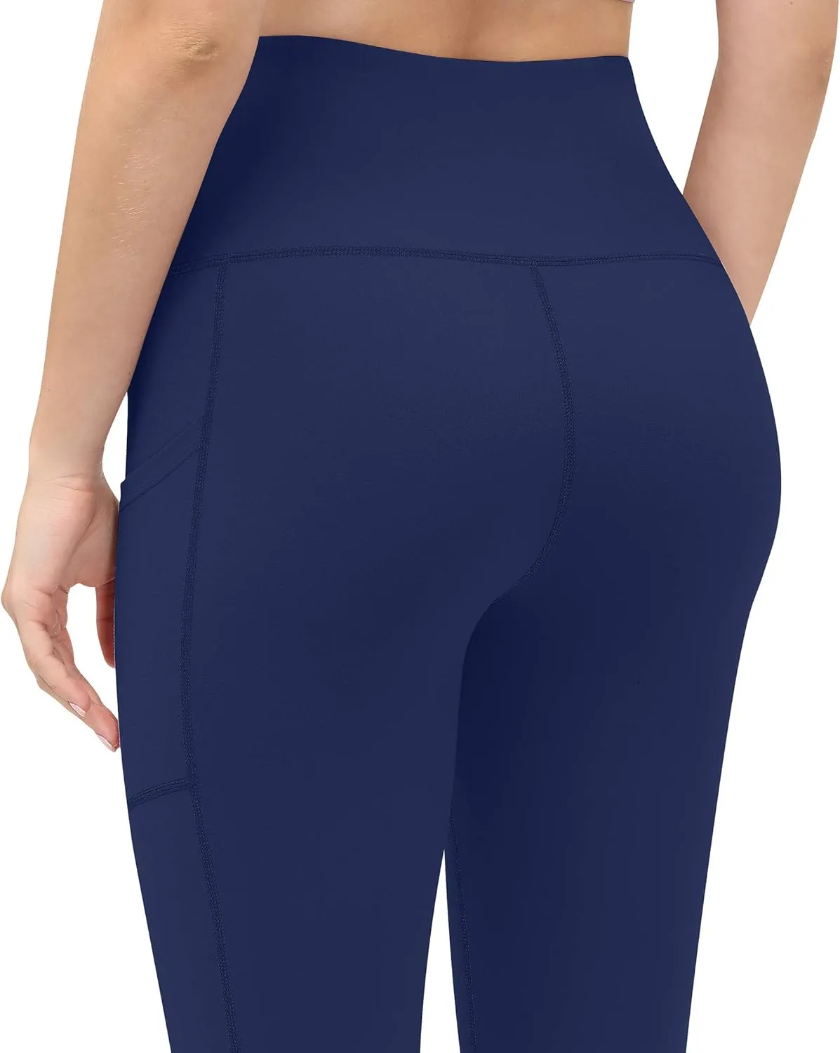 Fengbay High Waist Yoga Pants, Pocket Yoga Pants Tummy Control Workout Running 4 Way Stretch Yoga Leggings