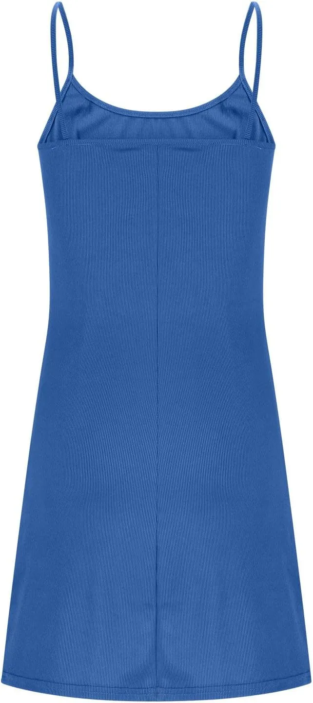Finelylove Womens Summer Mini Dress 2025 Xexy Backless Spaghetti Strap A Line Bodycon Dresses Party Club Going Out Outfits