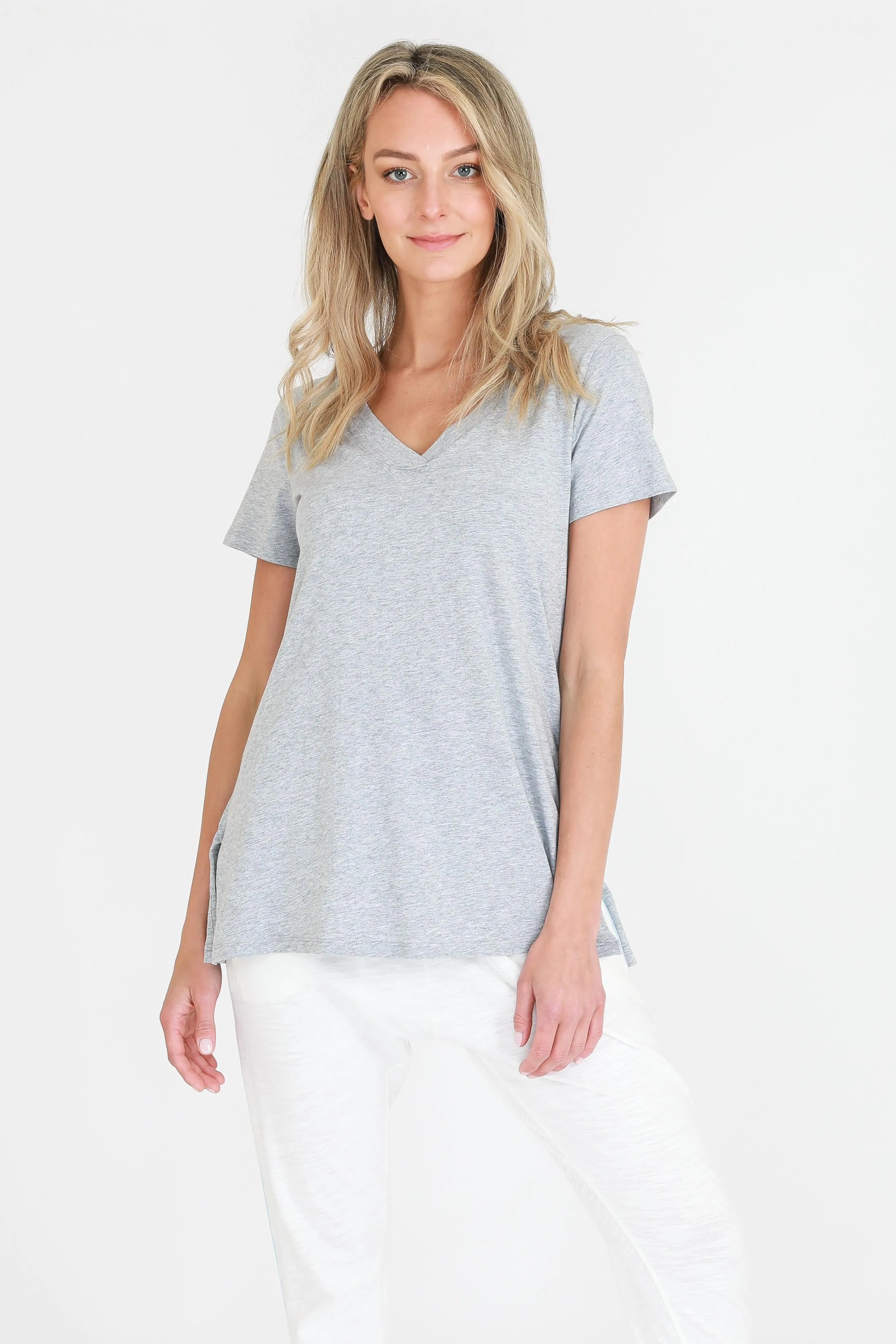 Frankie V Neck Tee