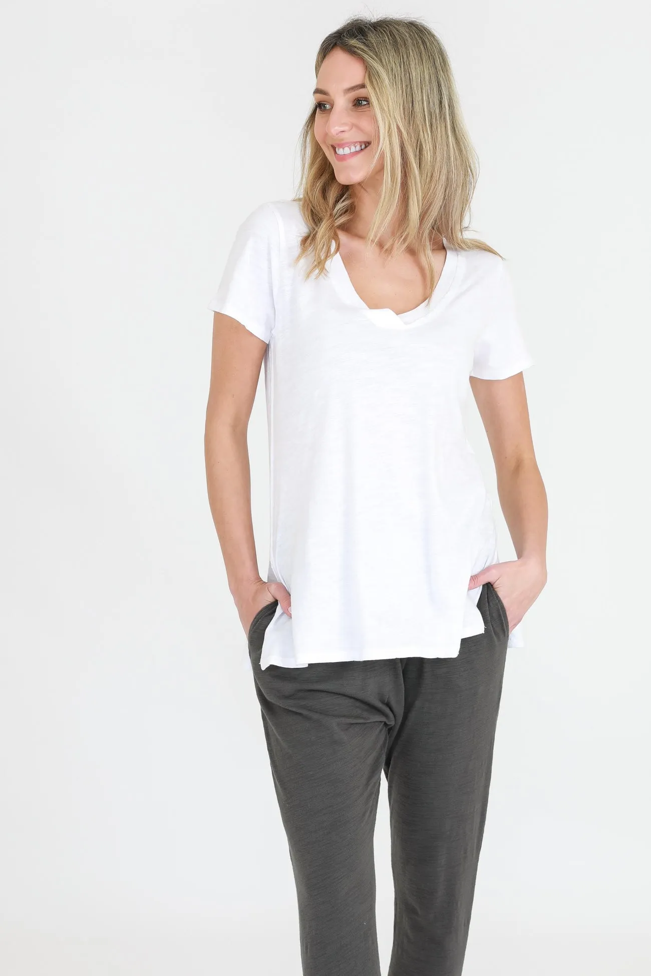 Frankie V Neck Tee