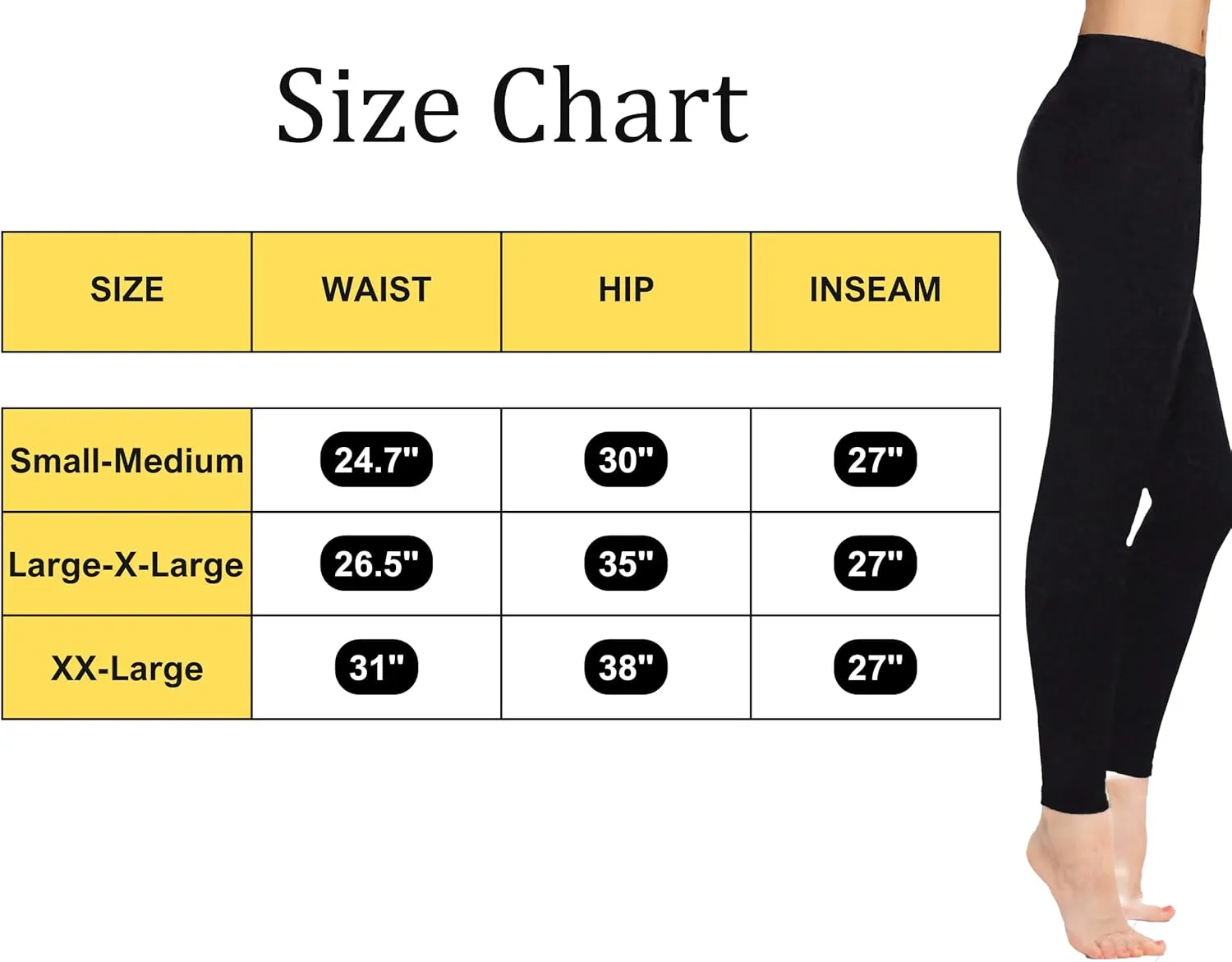 Generic Buttery Soft High Waisted Modern Leggings, Women's Yoga Pants, Medium, Blue