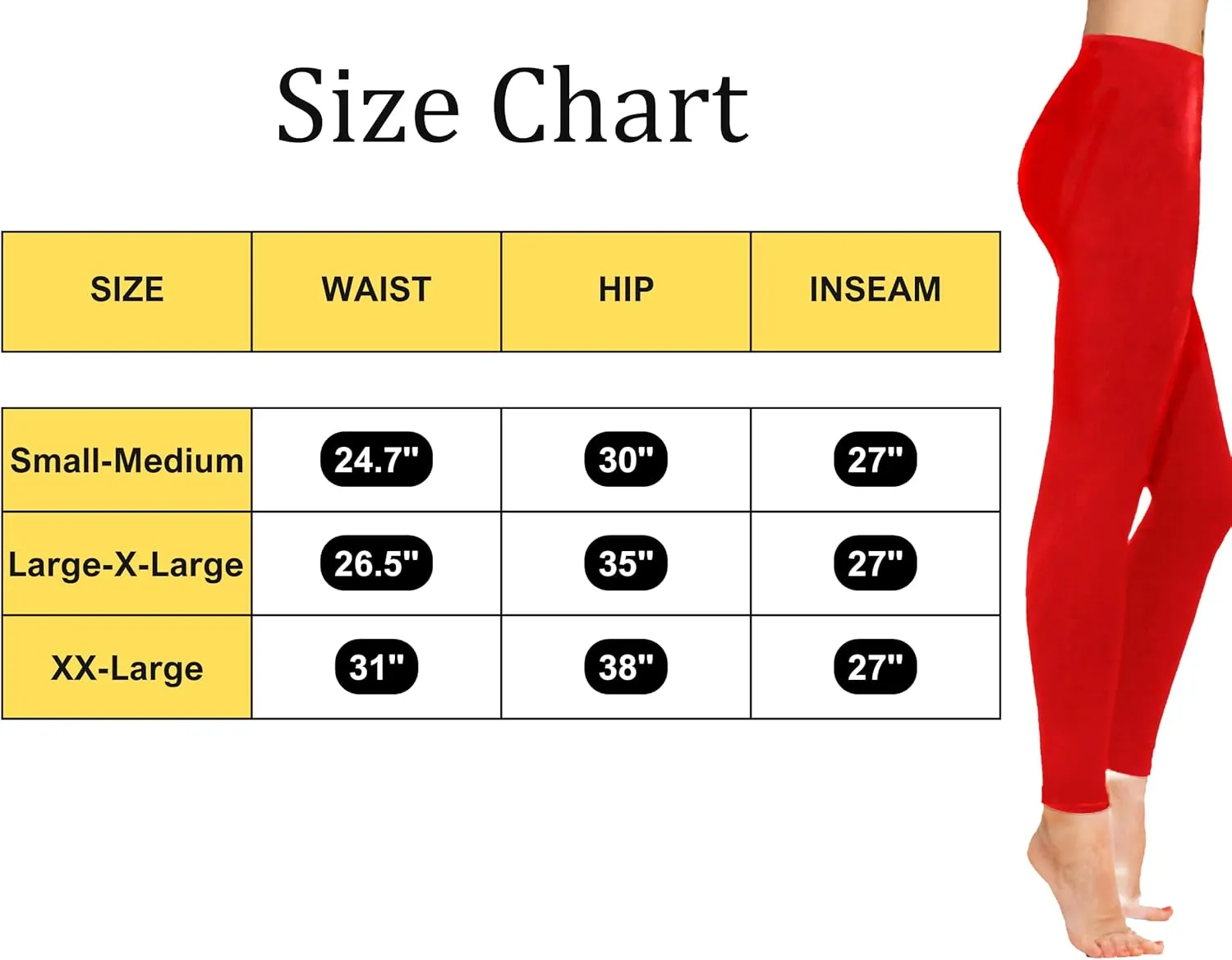 Generic Buttery Soft High Waisted Modern Leggings, Women's Yoga Pants, Medium, Blue
