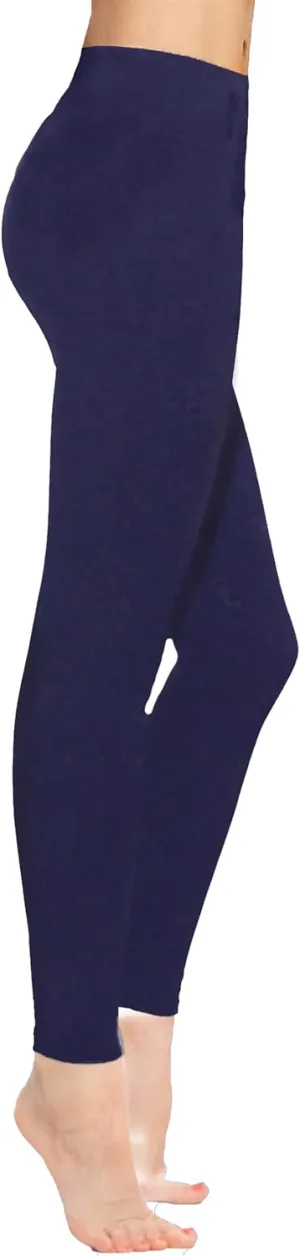 Generic Buttery Soft High Waisted Modern Leggings, Women's Yoga Pants, Medium, Blue