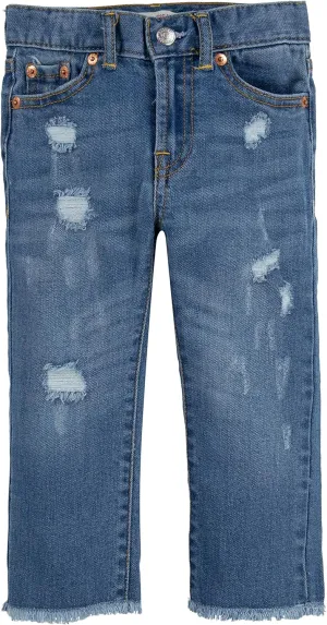 Girls' High Rise Straight Fit Jeans