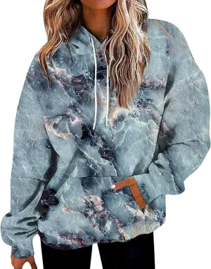 GOFULY Women'S Fashion Hoodies & Sweatshirts Long Sleeve Drawstring Sweatshirt Gradient Color Fall 2024 Casual Sweatshirts