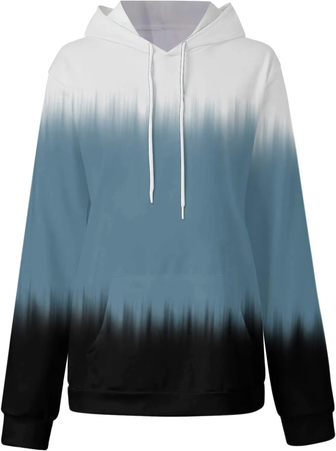 GOFULY Women'S Fashion Hoodies & Sweatshirts Long Sleeve Drawstring Sweatshirt Gradient Color Fall Pullover Hoodie 2024