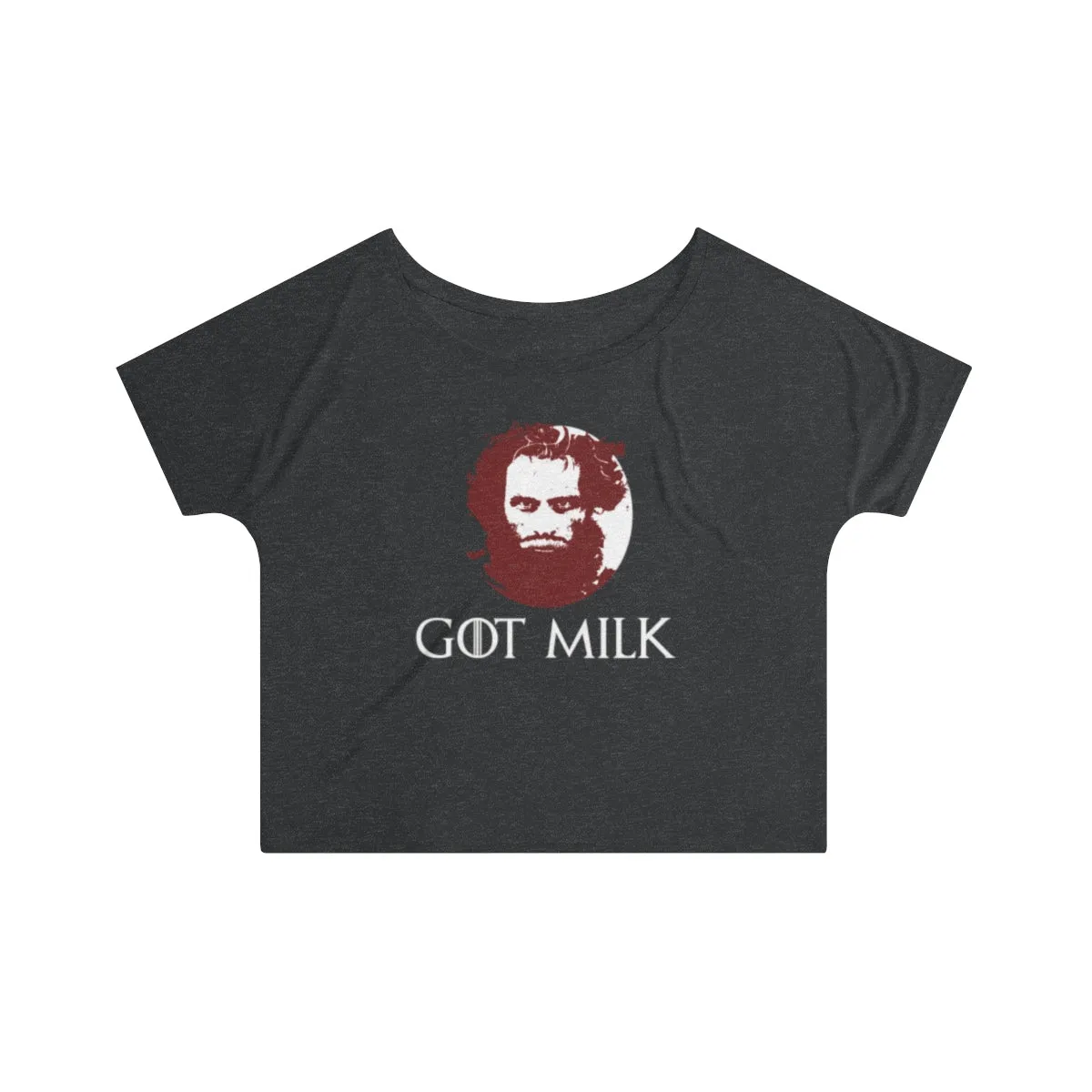 Got Milk Bearded Milk Mustache Women's Slouchy top