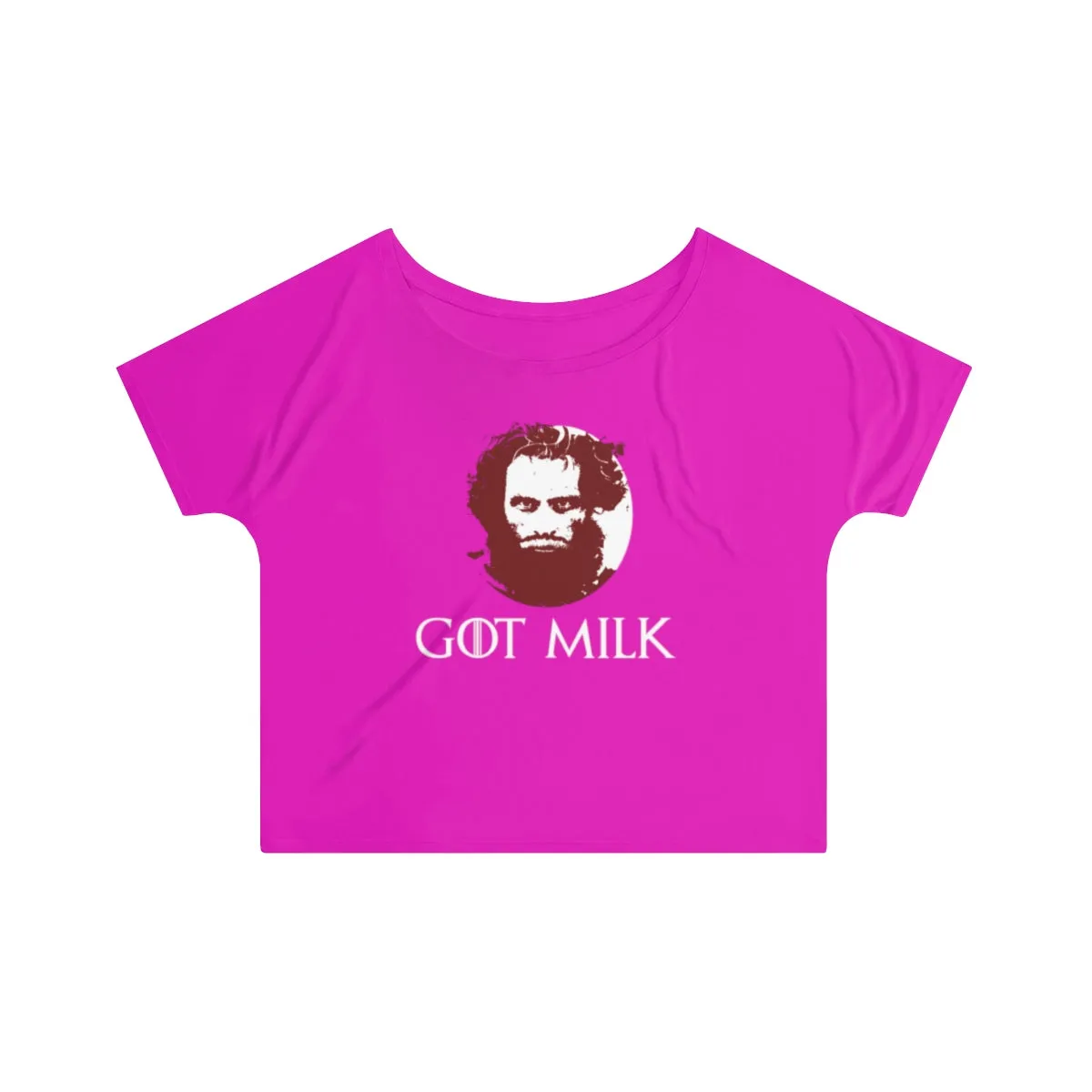Got Milk Bearded Milk Mustache Women's Slouchy top