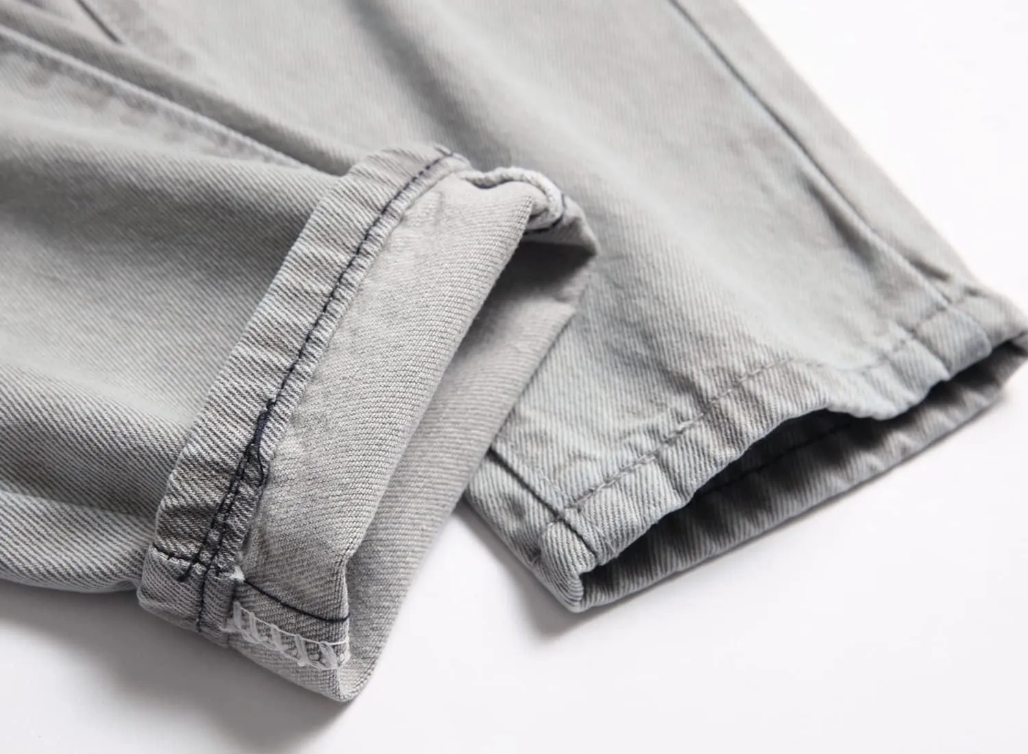 HENGAO Boy's Distressed Ripped Skinny Jeans