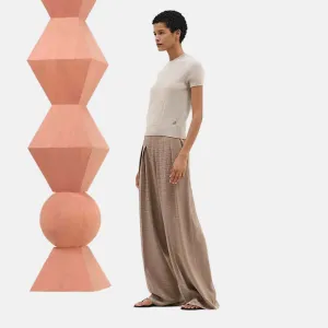 Hermes Mosaique Pants Gris / Étoupe