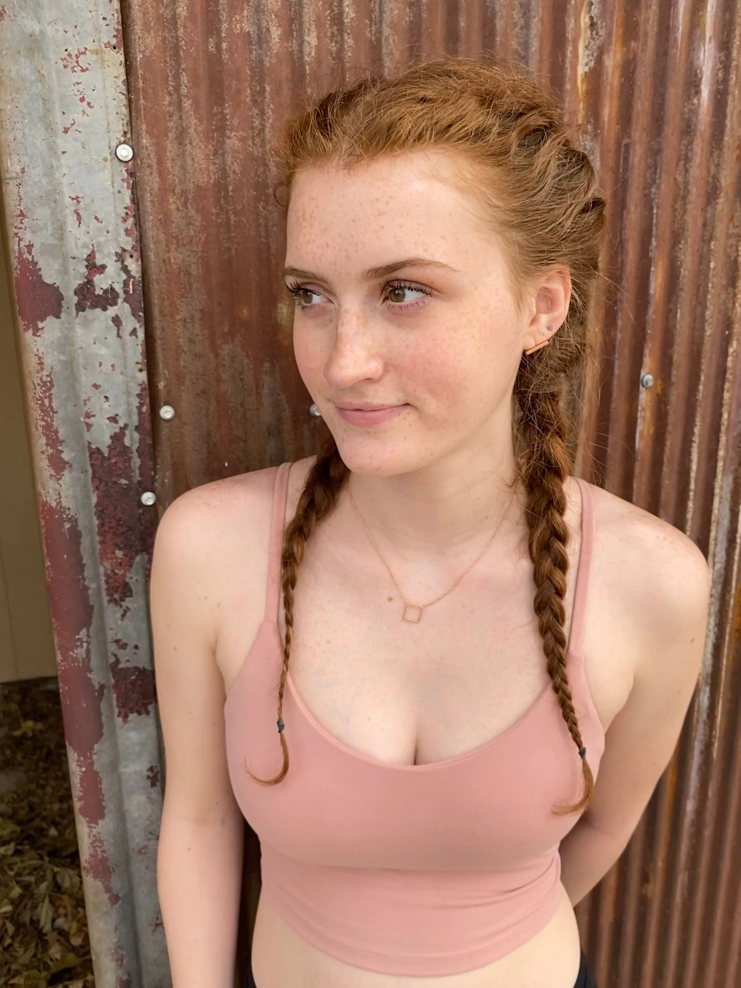 Honey Pink Bra Top Tank
