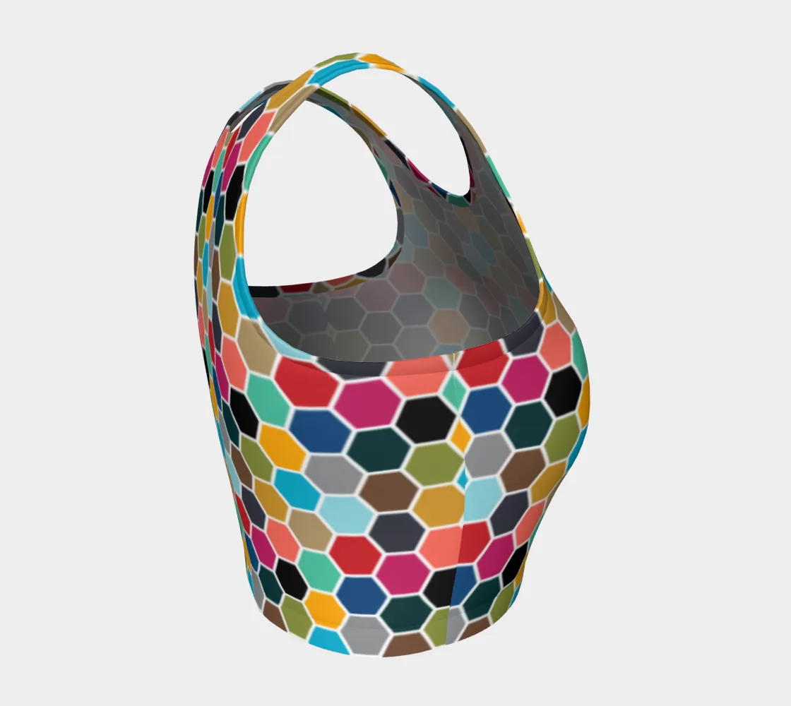 Honeycomb Athletic Crop Top
