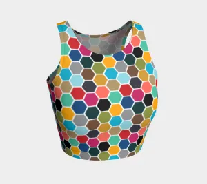Honeycomb Athletic Crop Top