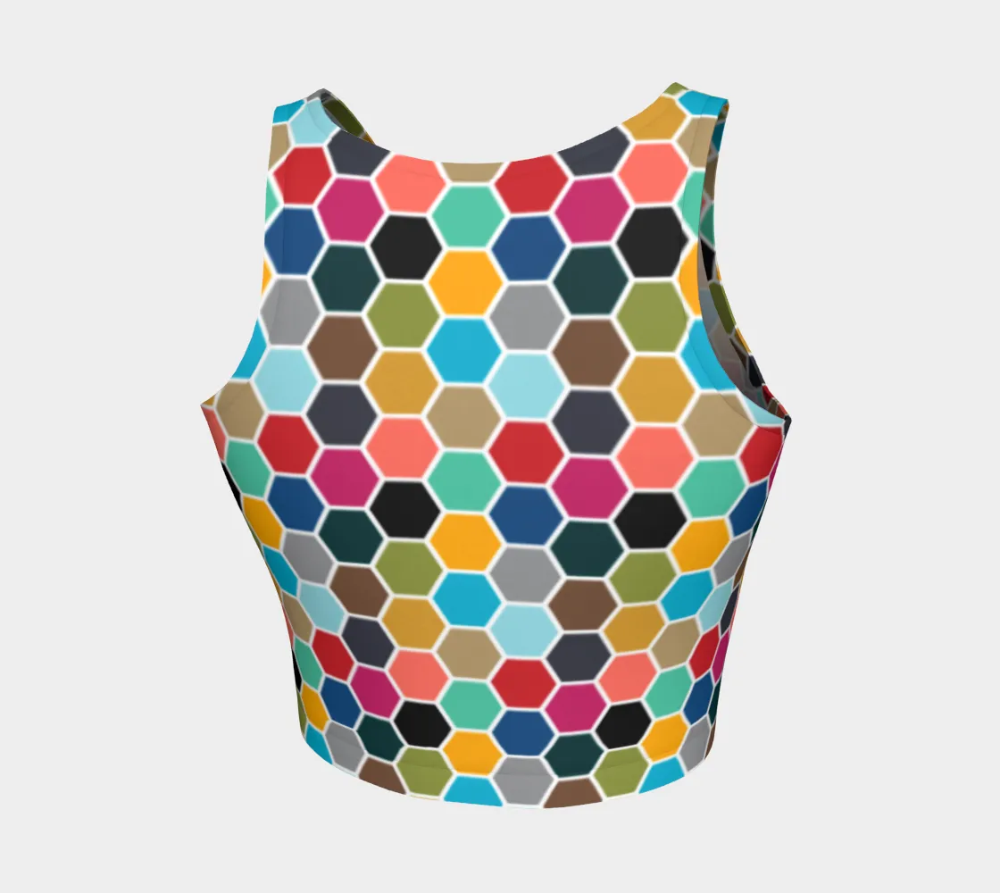 Honeycomb Athletic Crop Top