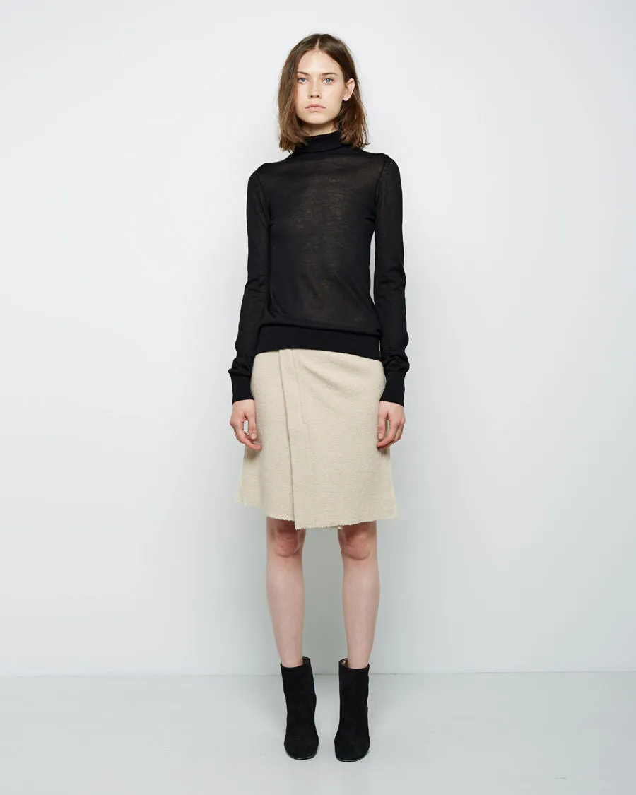 Kate Mini Wool Wrap Skirt