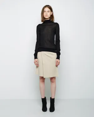 Kate Mini Wool Wrap Skirt