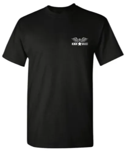 Kick Brass - Whiskey, Cigars, Guns and Freedom Premium Tee in Black