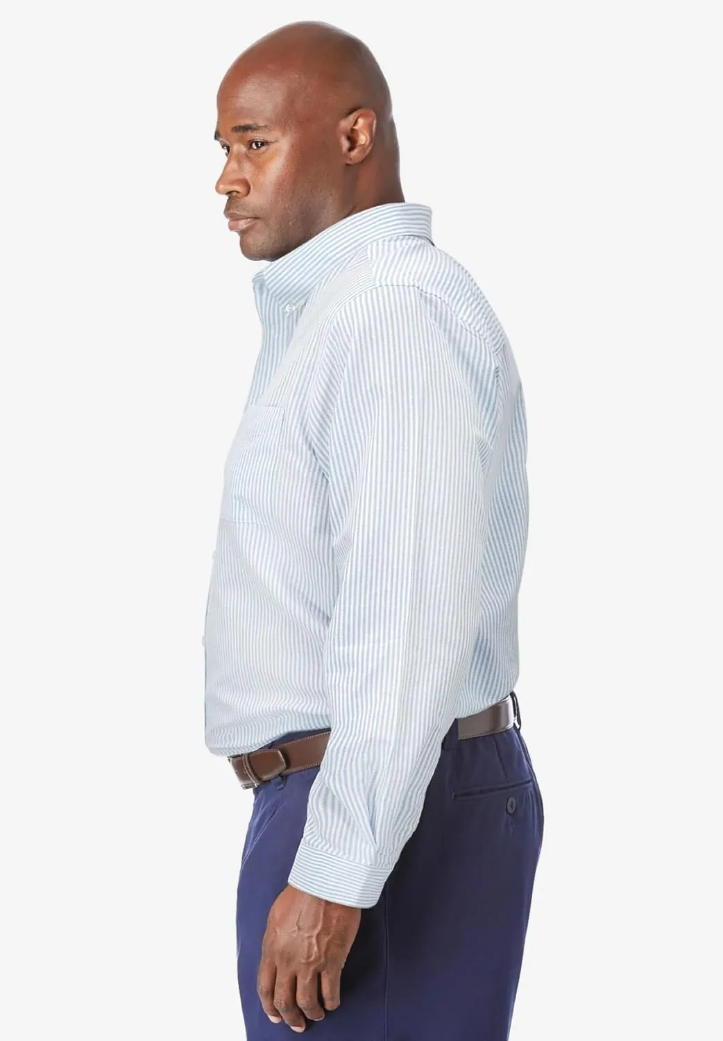 KingSize Men's Big & Tall Tall Wrinkle-Free Oxford Dress Shirt