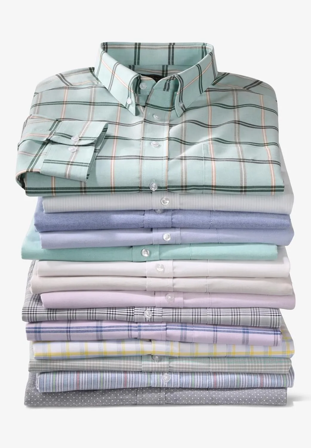 KingSize Men's Big & Tall Tall Wrinkle-Free Oxford Dress Shirt