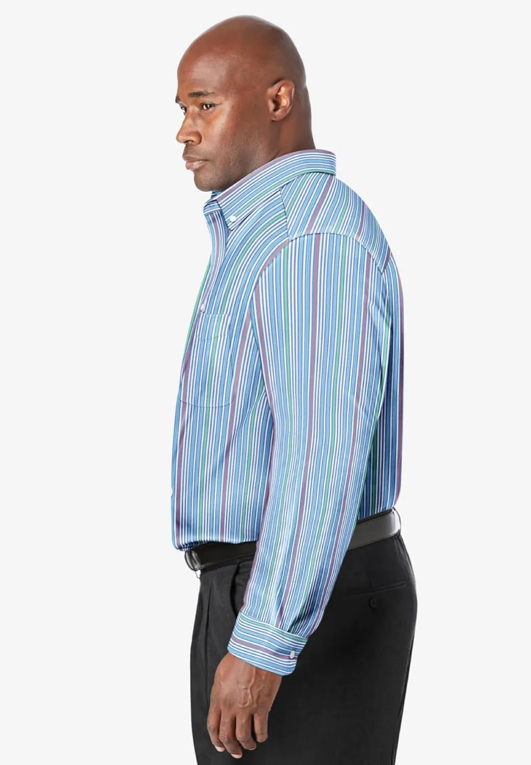 KingSize Men's Big & Tall Tall Wrinkle-Free Oxford Dress Shirt
