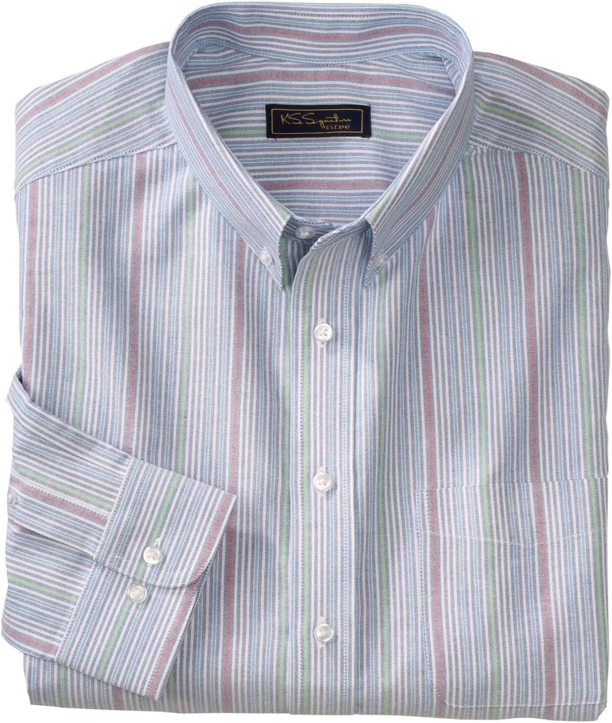 KingSize Men's Big & Tall Tall Wrinkle-Free Oxford Dress Shirt