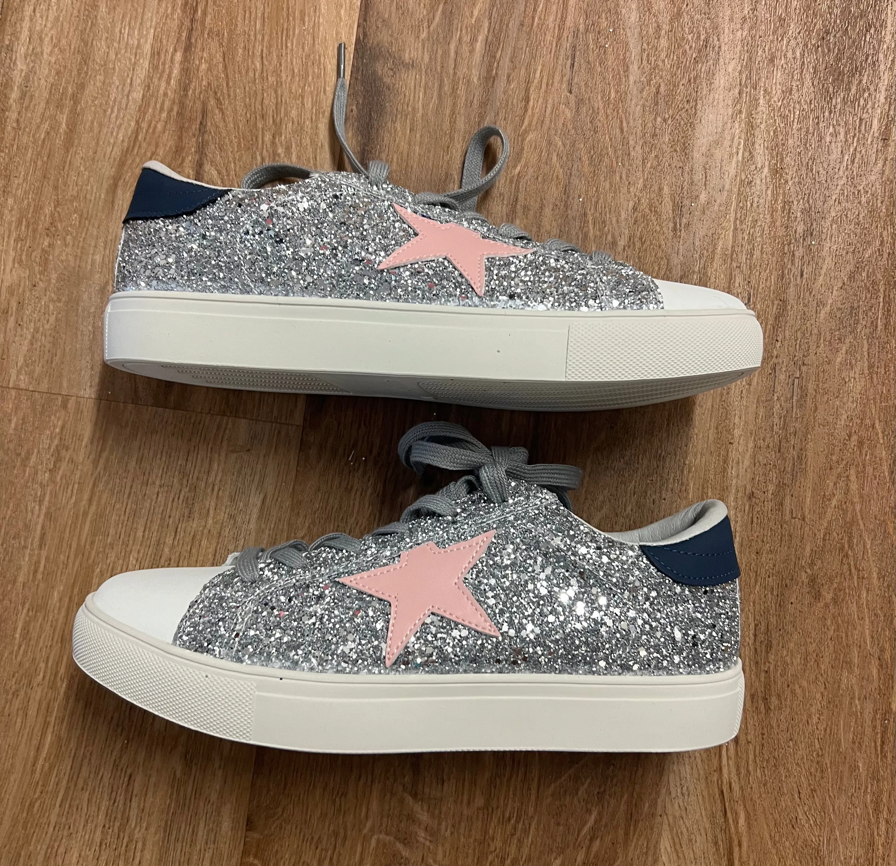 Ladies Glitter Sneakers