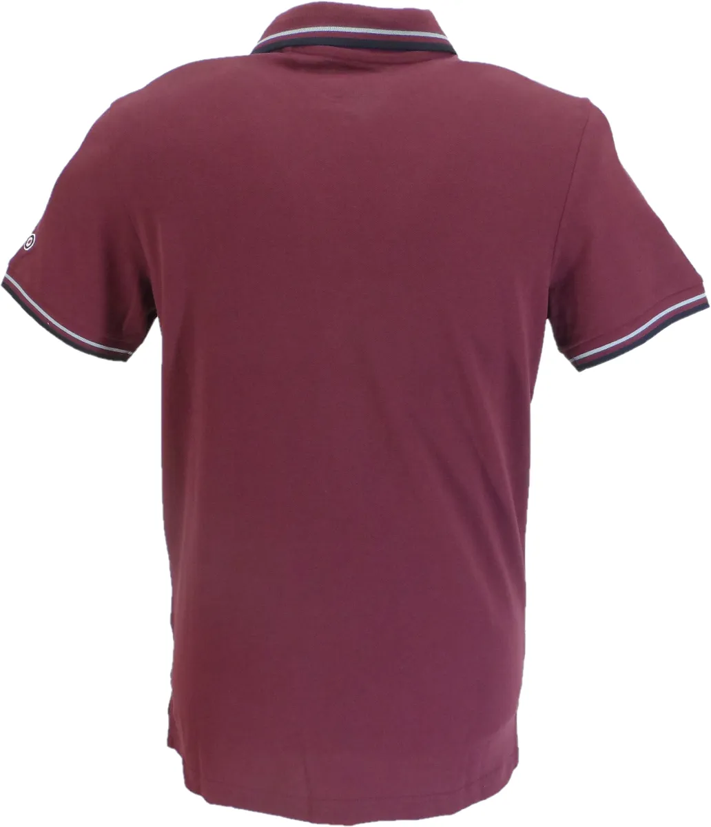 Lambretta Grape/Sky/Navy Retro Target Logo 100% Cotton Polo Shirts