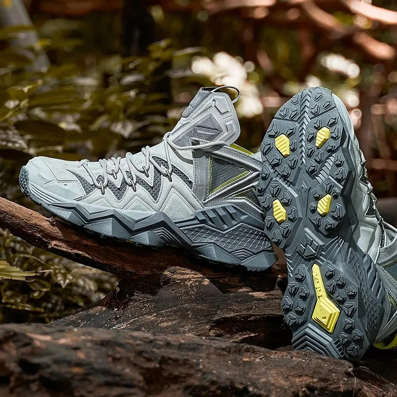 Leather Hiking Shoes Men Waterproof Outdoor Climbing Camping Hunting Boots Trekking Sneakers Tactical boot Sport Antle Shoes