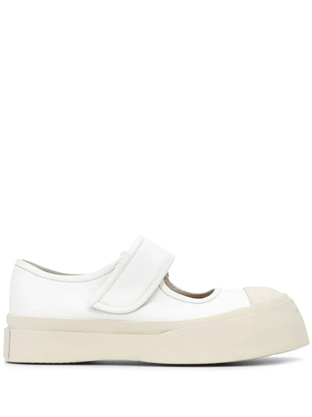 leather Mary Jane sneakers