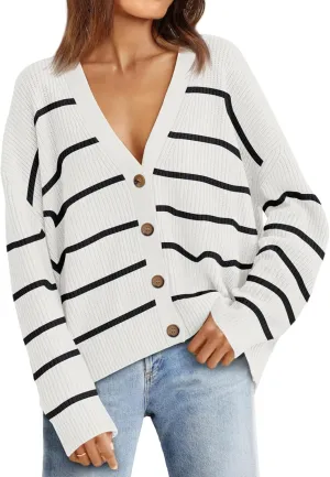 LILLUSORY Cardigan Sweaters for Women 2025 Summer Fashion Oversized Lightweight Sweater Knit Work Jacket Outfits Clothes