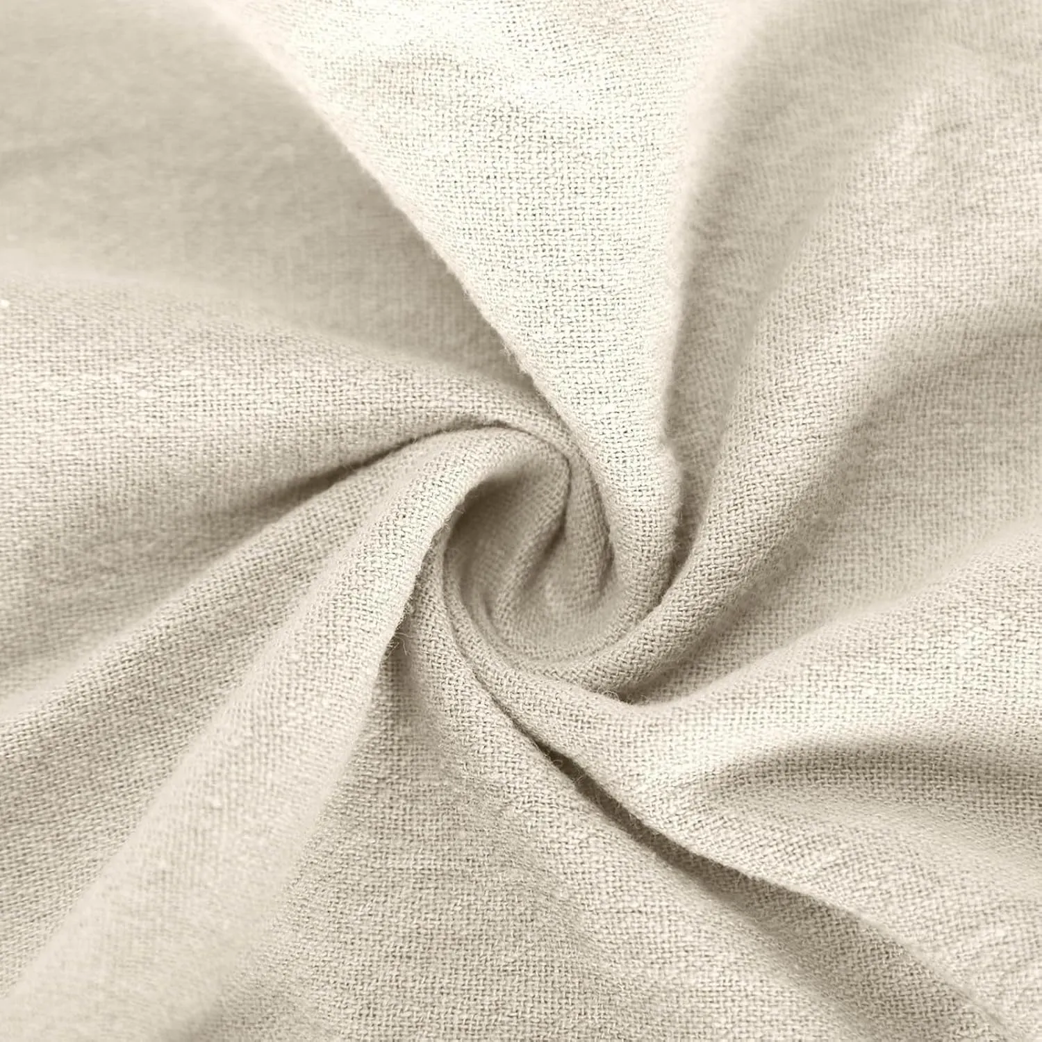 Linen Pants for Women Summer Casual Elastic Drawstring Waist Trousers Trendy Straight Leg Lounge Pants with Pocket