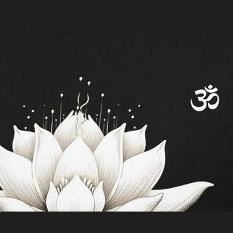 Lotus Flower Meditation T-Shirt - Yoga Zen Om Comfort Tee with Beautiful Floral Design