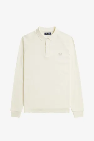 L/S RIB DETAIL POLO SHIRT