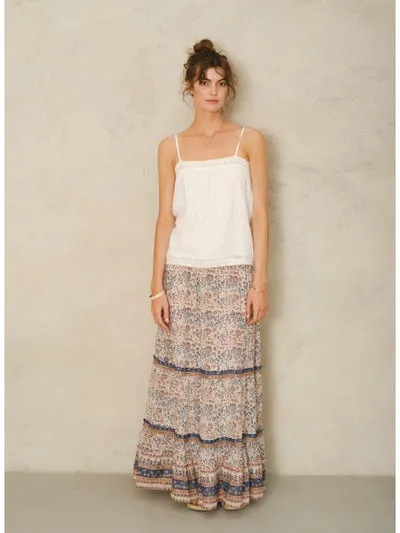 M.a.b.e Cass Print Maxi Skirt