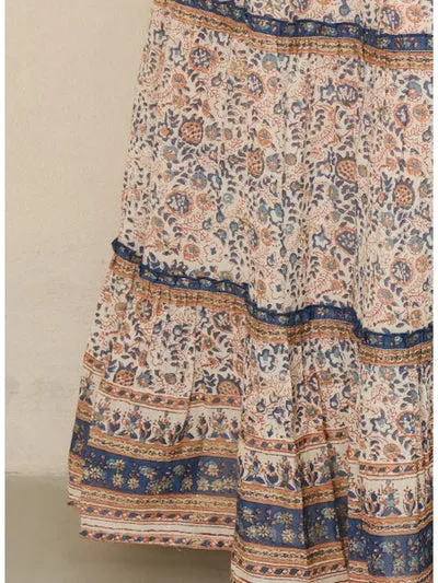 M.a.b.e Cass Print Maxi Skirt