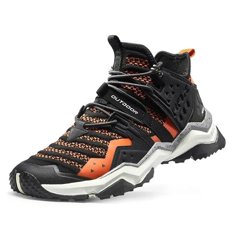 Men Women Running Shoes Outdoor Sports Sneakers Lightweight Breathable Air Mesh Upper Non-slip Natural Rubber Outsole