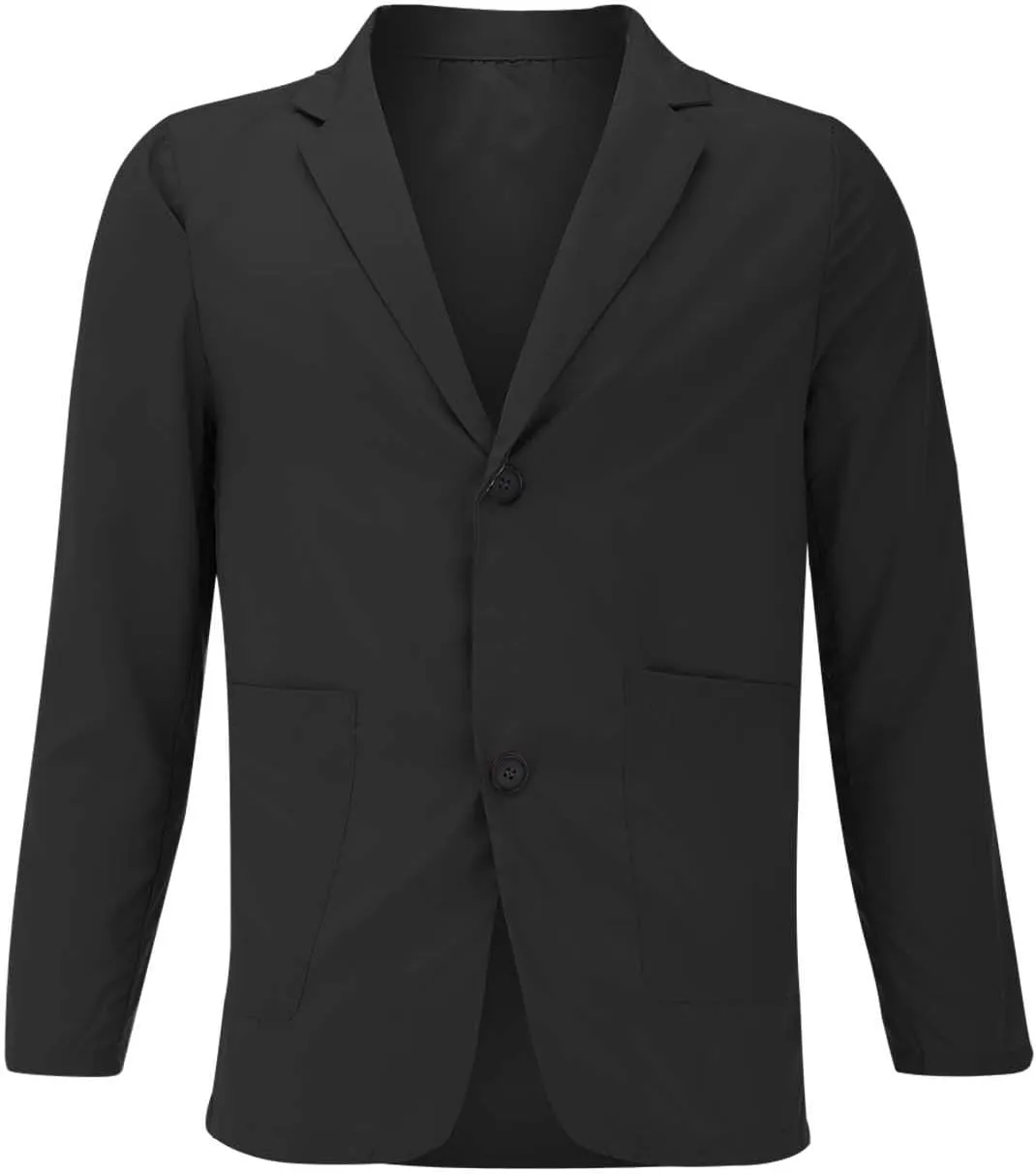 Mens Casual Blazer Slim Fit Suit Jacket Two Button Lightweight Sport Coats Wedding Party Formal Business Jackets