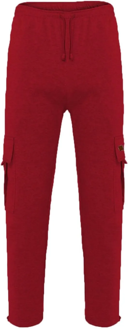 Mens Casual Cotton Sweatpants Breathable Comfy Joggers Workout Sport Pants Hiking Hunting Work Trousers