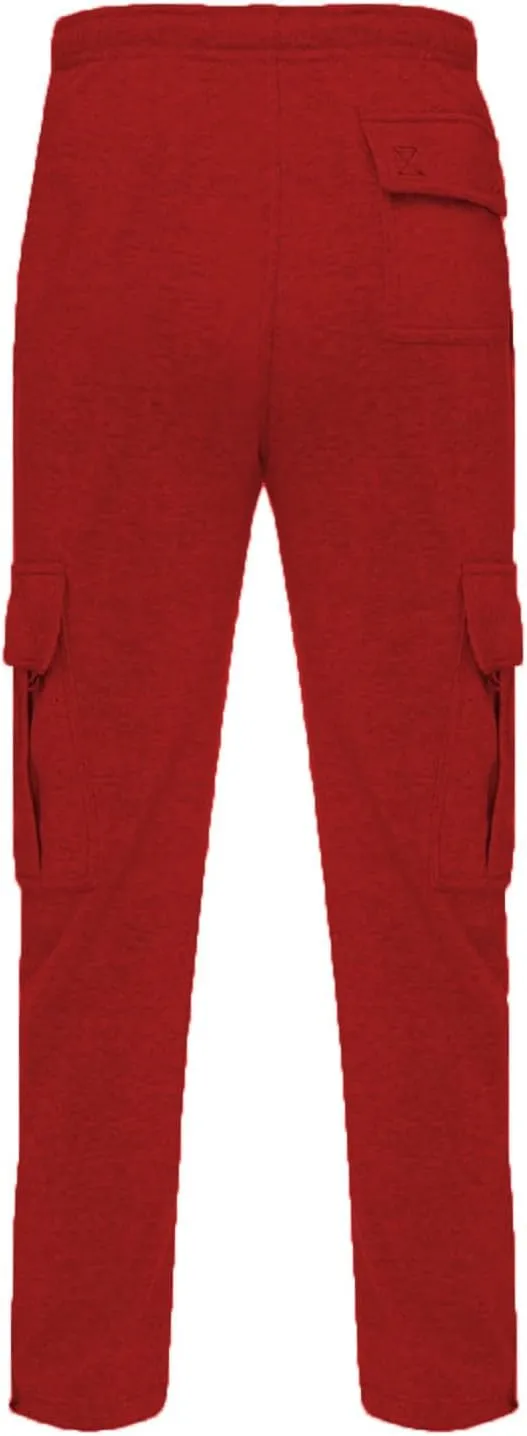 Mens Casual Cotton Sweatpants Breathable Comfy Joggers Workout Sport Pants Hiking Hunting Work Trousers
