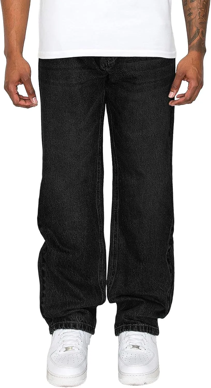 Men's Essential Baggy Wide Denim Jeans