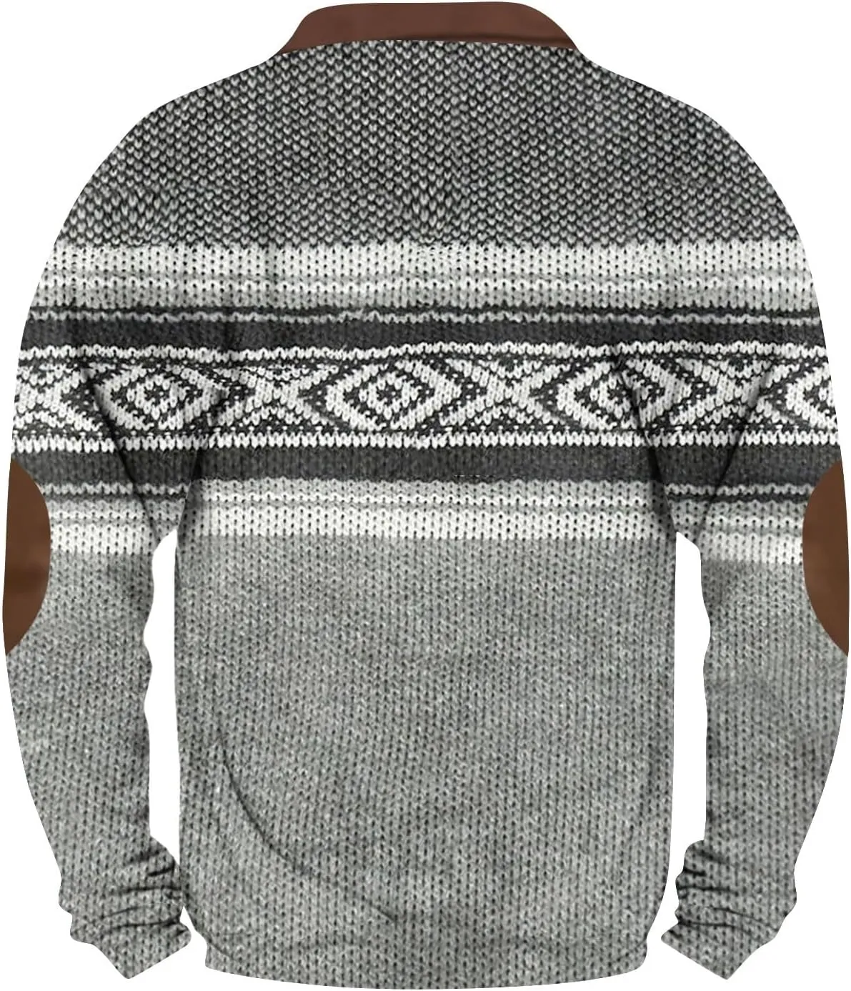 Mens Fall Workout Fashion Prints Long Sleeve V-Neck Casual Zip Up Vintage Cardigan Sweatshirts