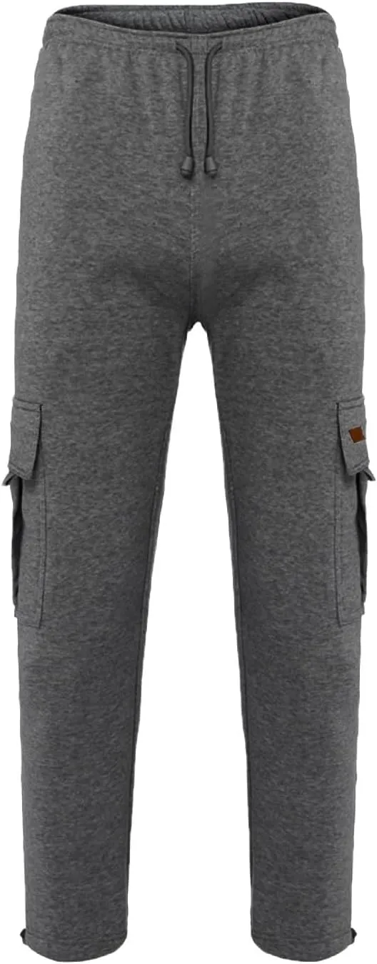 Men's Fashion Casual Cargo Pants Athletic Pants Joggers Outdoor Hiking Work Pants with Multi Pockets Sweatpants