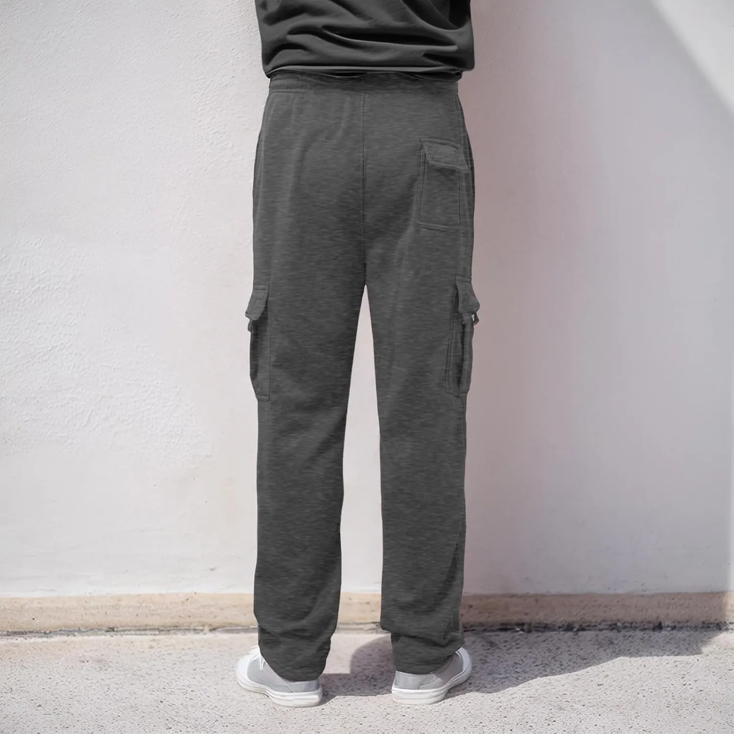 Men's Fashion Casual Cargo Pants Athletic Pants Joggers Outdoor Hiking Work Pants with Multi Pockets Sweatpants