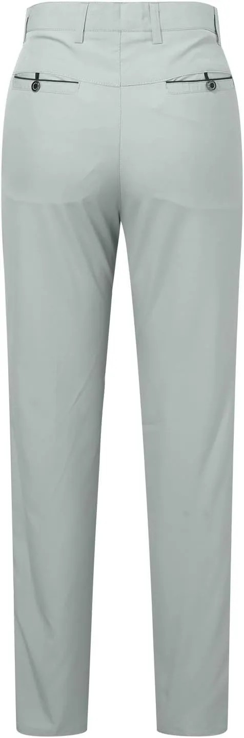 Men's Formal Wear Trousers with Pockets Straight Streamlined Solid Color Conference Formal Wear Suit Pants for Men
